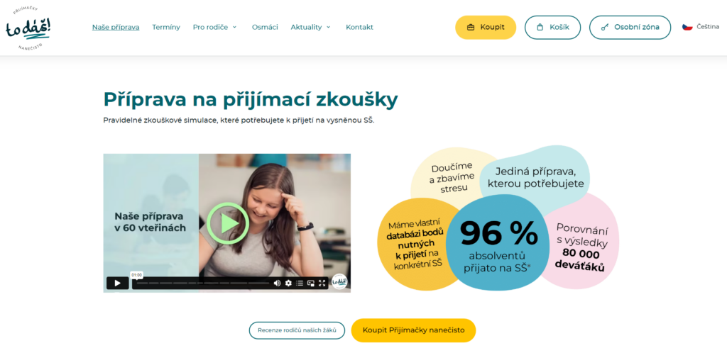 Bezplatná příprava na přijímací zkoušky na střední školy pro žáky z Ukrajiny